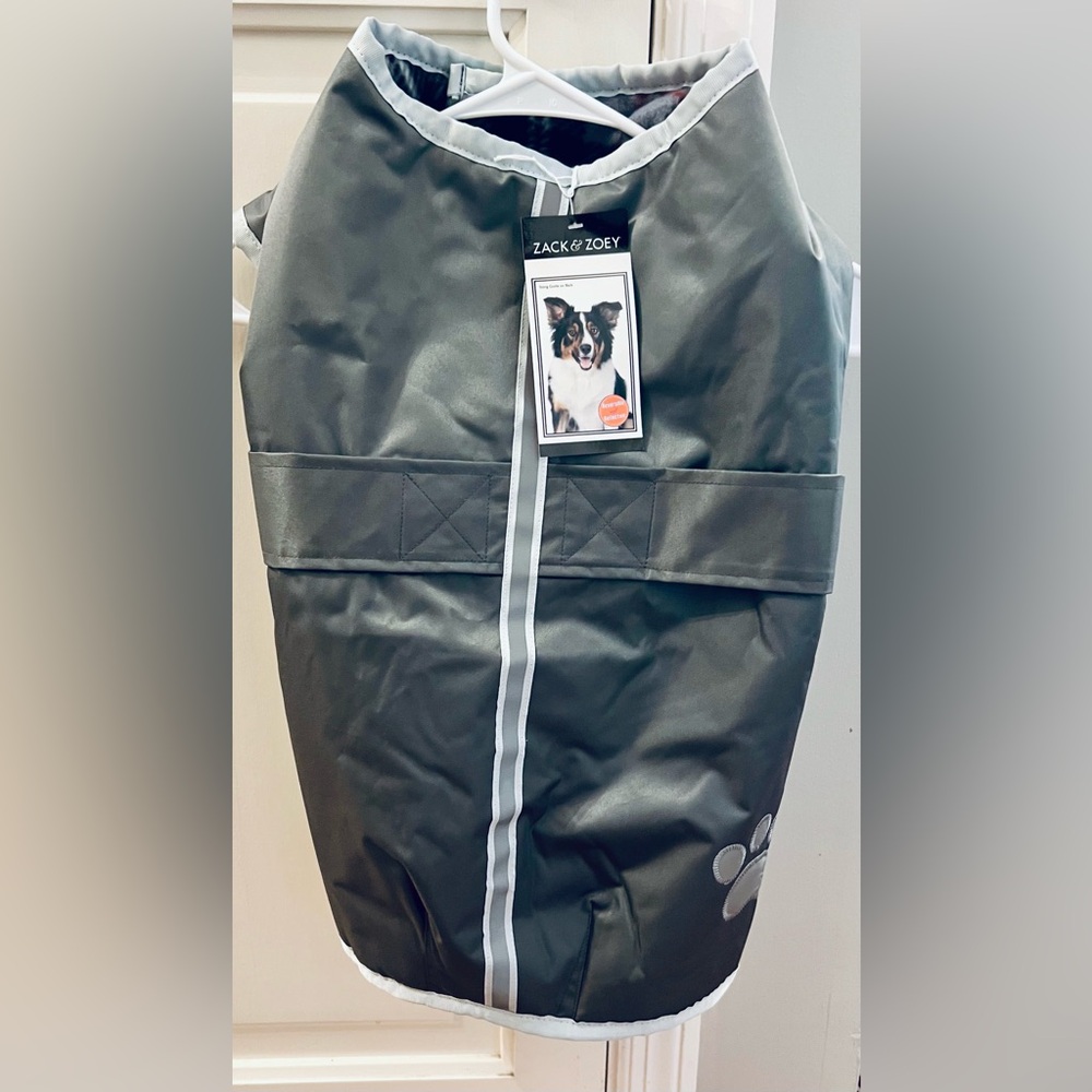 Large Pet Coat. Reversible, Water Resistant.